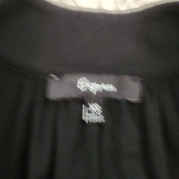 Express Halter Neck Ruched Sleeveless Black Top Women's Size XS - Picture 3 of 8